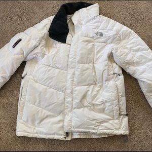 Men’s Northface White Insulated Coat XL
